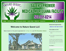 Tablet Screenshot of naturequestllc.com